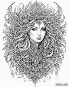 Tattoo design a subtle representation of a "g... - эскиз тату (№1752920170_0, 19.07.2025 10:16) — Tatufoto.com