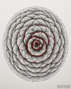 Spiral, artistic tattoo sketch, on a clean wh... - эскиз тату (№1752920335_0, 19.07.2025 10:18) — Tatufoto.com