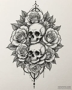 Tattoo sketch a simple, but strong, brick wal... - эскиз тату (№1752920499_0, 19.07.2025 10:21) — Tatufoto.com