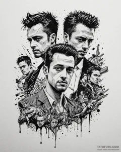 A neo-traditional tattoo of the main characte... - эскиз тату (№1752921571_0, 19.07.2025 10:39) — Tatufoto.com