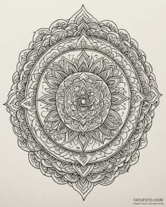 Mandala, tattoo flash sheet design, neo tradi... - эскиз тату (№1752922067_0, 19.07.2025 10:47) — Tatufoto.com