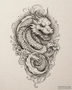 Angel, tattoo sketch design, on a clean white... - эскиз тату (№1752923058_0, 19.07.2025 11:04) — Tatufoto.com