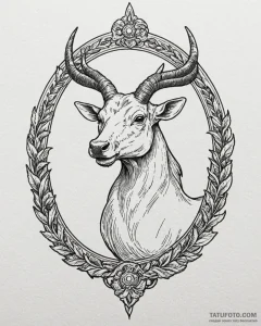 Linework tattoo of the mudhorn signet given t... - эскиз тату (№1752923971_0, 19.07.2025 11:19) — Tatufoto.com