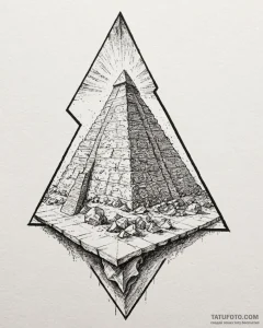 Linework tattoo of the tyrell corporation's p... - эскиз тату (№1752933647_0, 19.07.2025 14:00) — Tatufoto.com