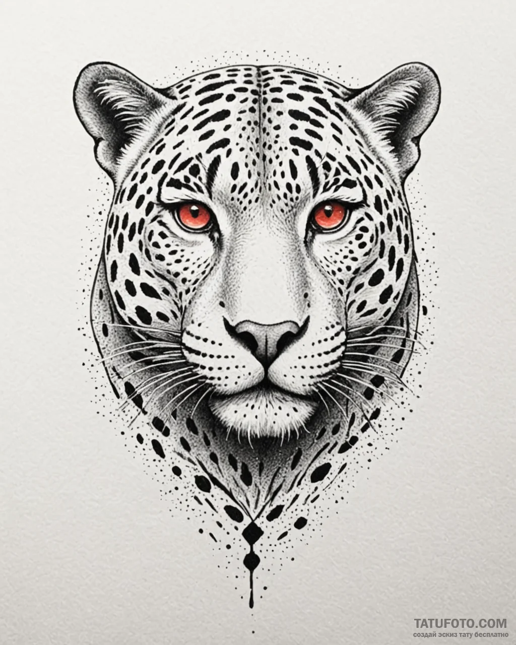 Jaguar, ink illustration for tattoo, black an... - эскиз тату (№1752934310_0, 19.07.2025 14:11) — Tatufoto.com