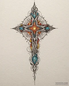 Tattoo sketch an abstract representation of i... - эскиз тату (№1752934476_0, 19.07.2025 14:14) — Tatufoto.com