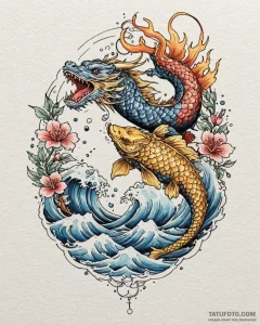 A watercolor sketch of the golden compass (al... - эскиз тату (№1752939948_0, 19.07.2025 15:45) — Tatufoto.com