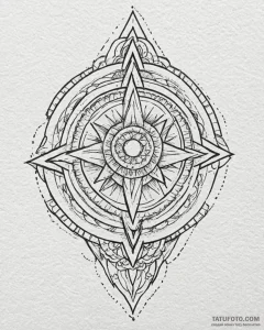 Tattoo design: geometric tattoo of dazhbog's... - эскиз тату (№1752940607_0, 19.07.2025 15:56) — Tatufoto.com