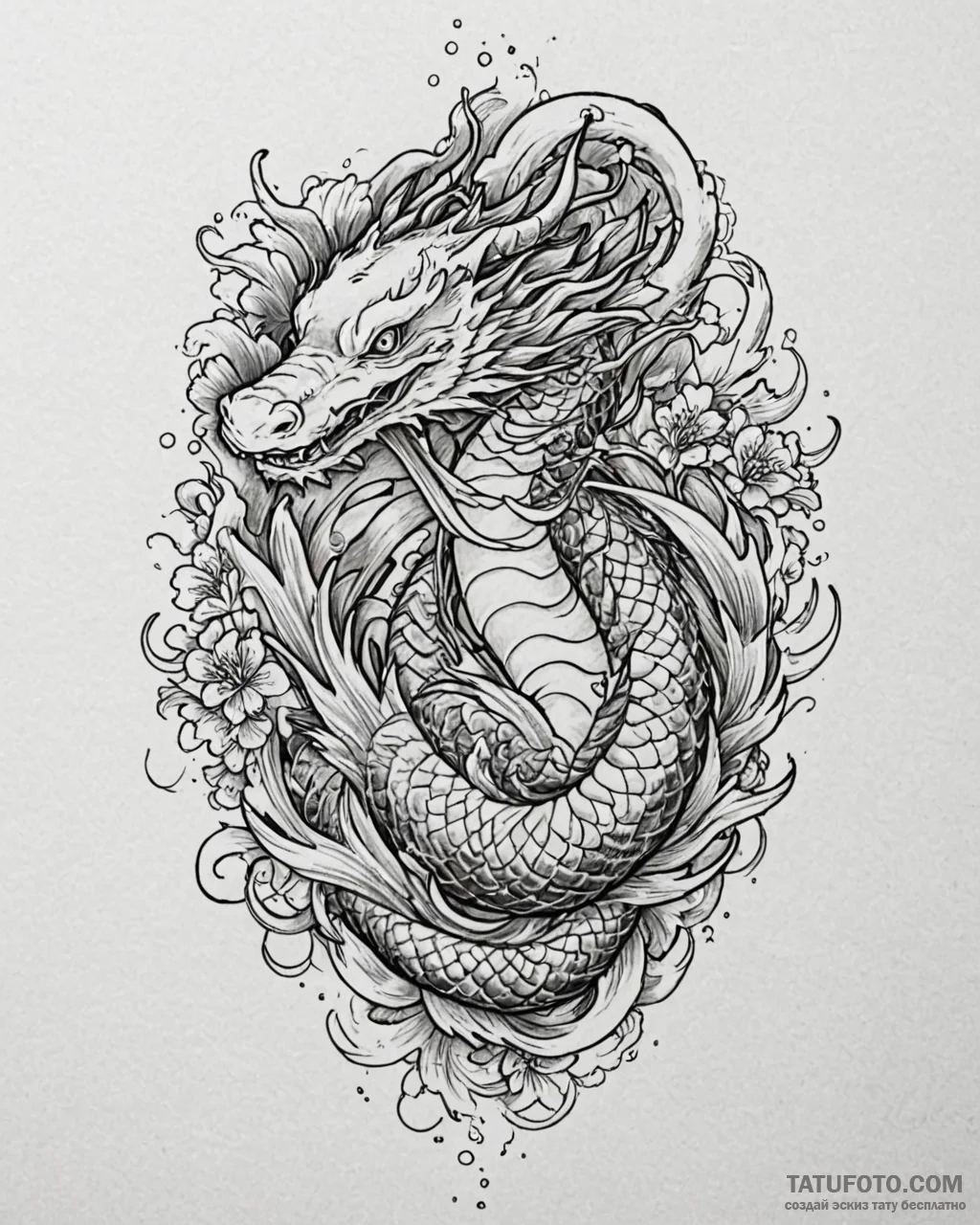 A person getting a traditional tattoo., tatto... - эскиз тату (№1752941352_0, 19.07.2025 16:09) — Tatufoto.com