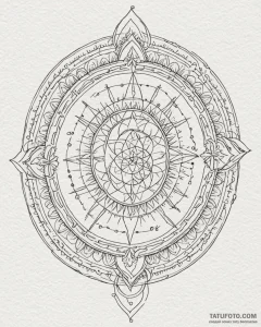 Tattoo sketch a subtle outline of the earth a... - эскиз тату (№1752941437_0, 19.07.2025 16:10) — Tatufoto.com