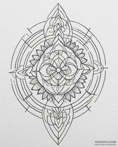 Tattoo sketch gemini twin figures, one with a... - эскиз тату (№1752943132_0, 19.07.2025 16:38) — Tatufoto.com