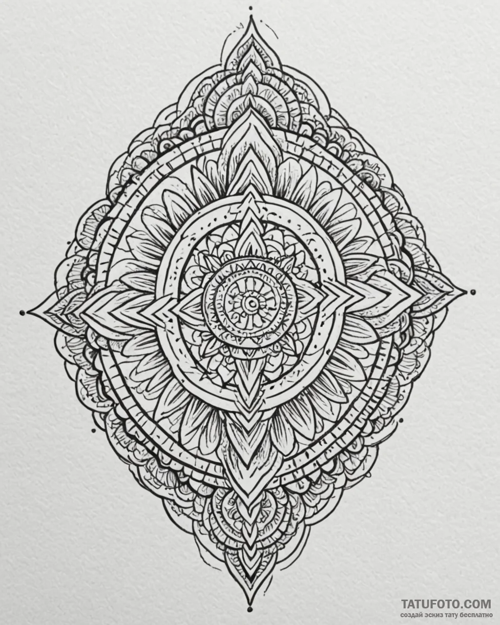 Tattoo design a symbol representing a persona… — эскиз тату (№1752947246_0, 19.07.2025 17:47) — Tatufoto.com