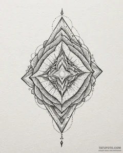 Tattoo sketch a symbol representing a signifi... - эскиз тату (№1752948936_0, 19.07.2025 18:15) — Tatufoto.com
