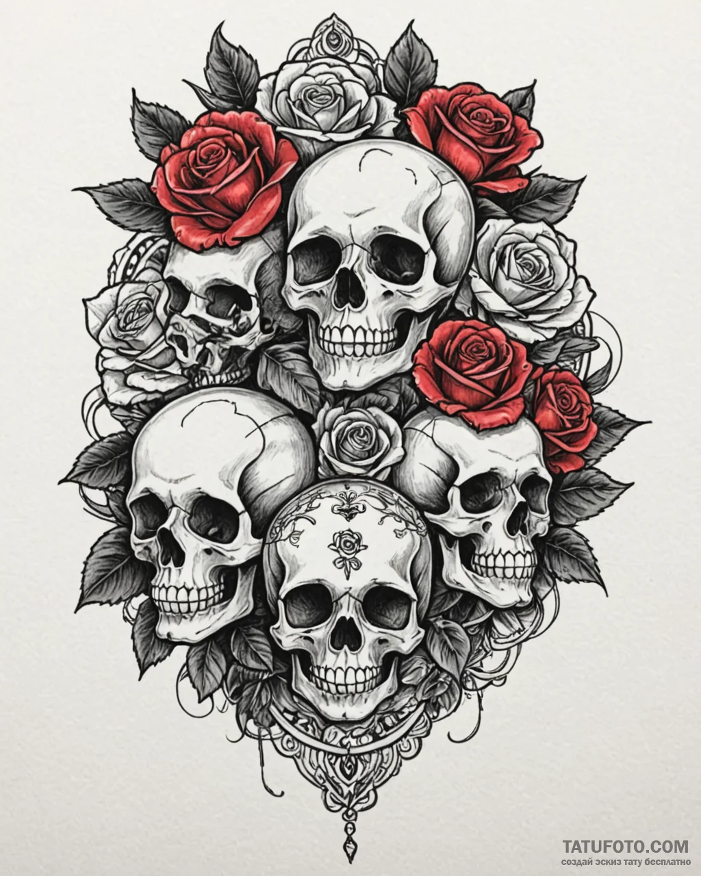 Tattoo design a thread that starts on one per... - эскиз тату (№1752950033_0, 19.07.2025 18:33) — Tatufoto.com