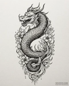144. (children of men) a powerful linework ta... - эскиз тату (№1752951385_0, 19.07.2025 18:56) — Tatufoto.com