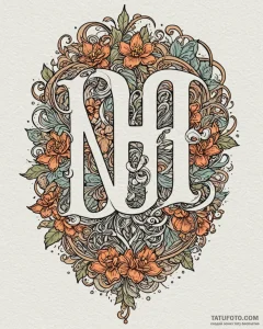 Tattoo design a word in a specific font, chos... - эскиз тату (№1752951723_0, 19.07.2025 19:02) — Tatufoto.com