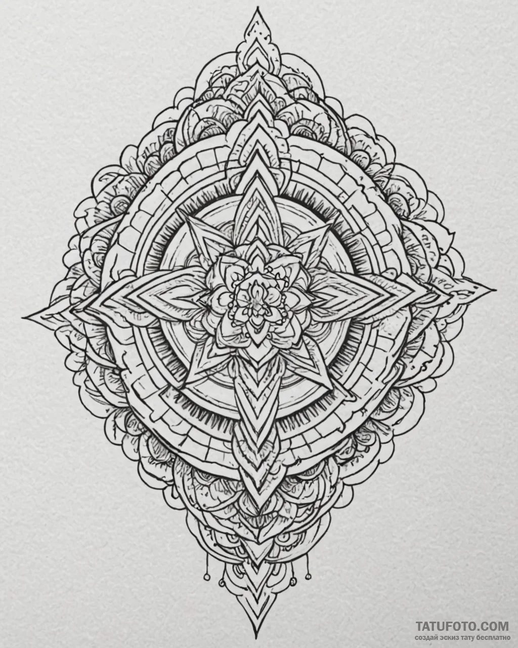 Tattoo design a flowing scarf or ribbon, symb... - эскиз тату (№1752953329_0, 19.07.2025 19:28) — Tatufoto.com