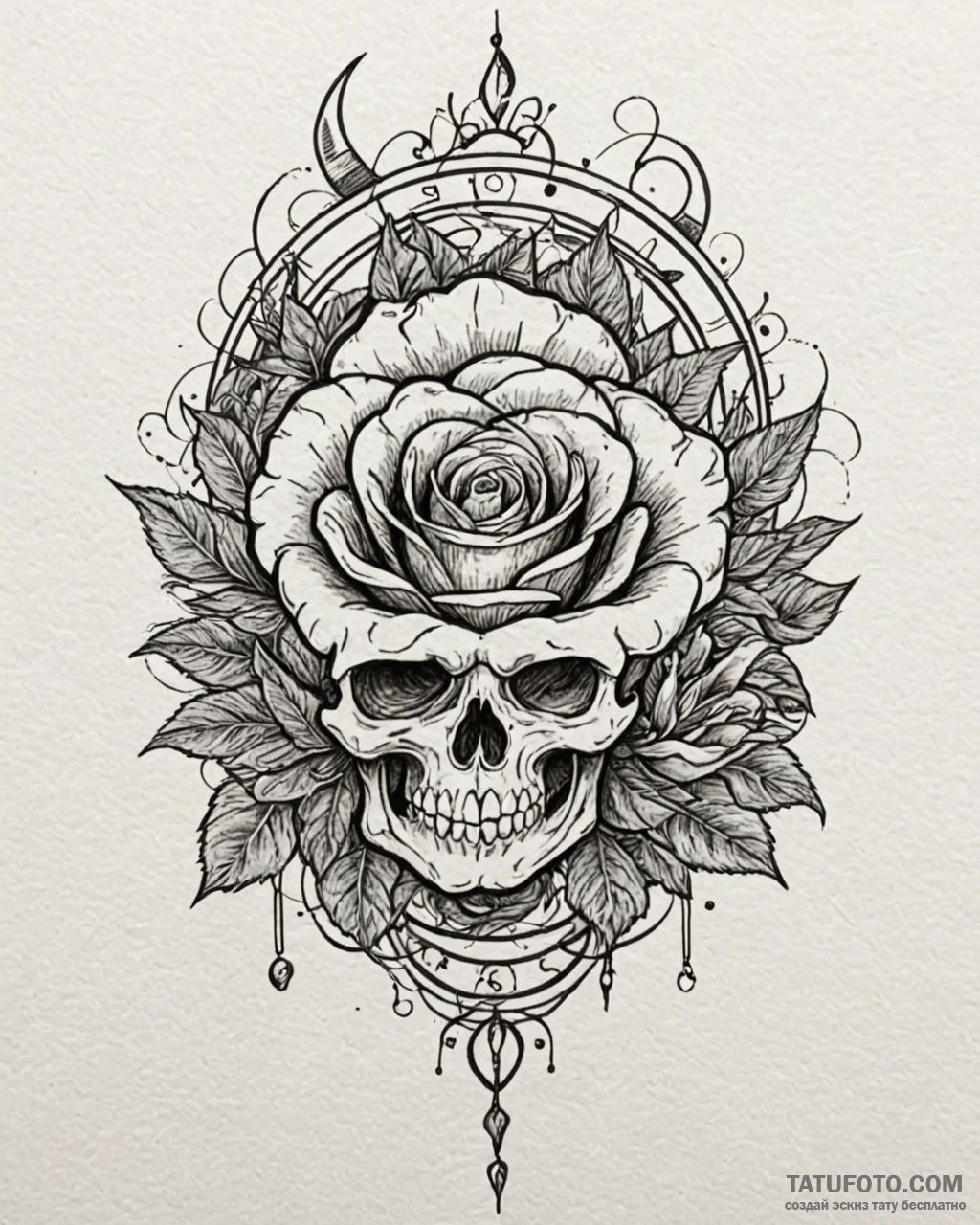 Tattoo design a zodiac symbol as if drawn in… — эскиз тату (№1752955274_0, 19.07.2025 20:01) — Tatufoto.com