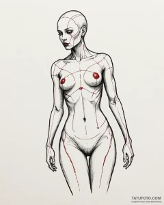 р“сђсѓрїрїр° 16: human form & physiology (р§р... - эскиз тату (№1752956629_0, 19.07.2025 20:23) — Tatufoto.com