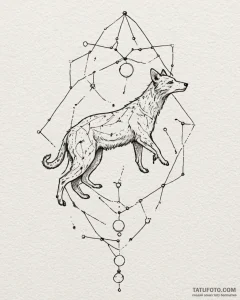 Tattoo sketch a constellation forming a speci... - эскиз тату (№1752958572_0, 19.07.2025 20:56) — Tatufoto.com