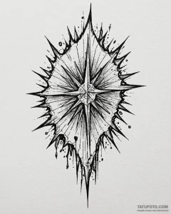 Tattoo design a shattered glass effect, with... - эскиз тату (№1752959244_0, 19.07.2025 21:07) — Tatufoto.com