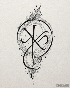 124. tattoo design: a minimalist "lelya" rune... - эскиз тату (№1752959666_0, 19.07.2025 21:14) — Tatufoto.com