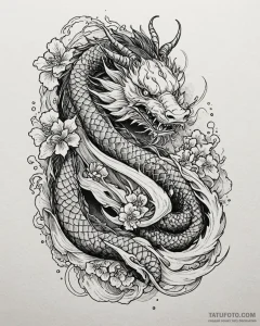A neo-traditional portrait of chani, a fremen... - эскиз тату (№1752960512_0, 19.07.2025 21:28) — Tatufoto.com