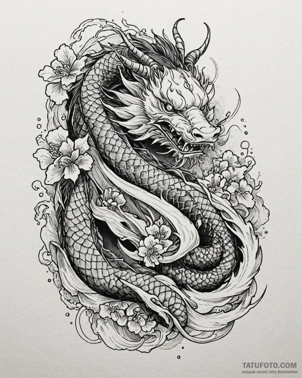A neo-traditional portrait of chani, a fremen... - эскиз тату (№1752960512_0, 19.07.2025 21:28) — Tatufoto.com