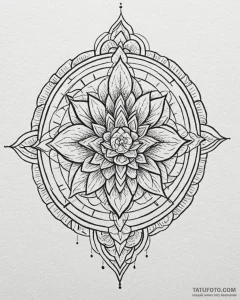 Tattoo sketch a small sapling being watered b... - эскиз тату (№1752961020_0, 19.07.2025 21:37) — Tatufoto.com