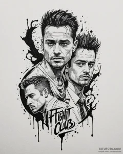 A neo-traditional tattoo of the main characte... - эскиз тату (№1752963386_0, 19.07.2025 22:16) — Tatufoto.com