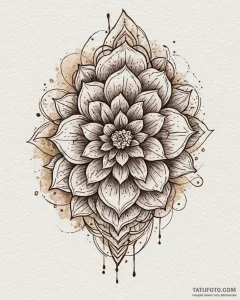Tattoo sketch a soft focus effect on an abstr... - эскиз тату (№1752964737_0, 19.07.2025 22:38) — Tatufoto.com