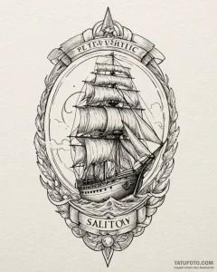 Tattoo sketch a futuristic vehicle, powerful... - эскиз тату (№1752964822_0, 19.07.2025 22:40) — Tatufoto.com