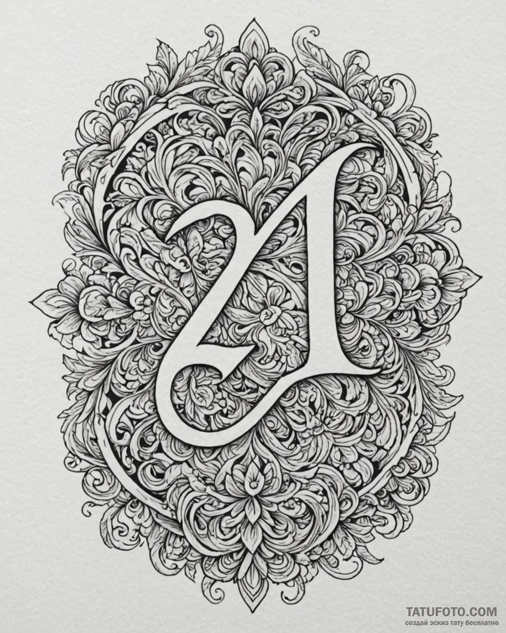 Tattoo design a custom roman numeral date rep... - эскиз тату (№1752966424_0, 19.07.2025 23:07) — Tatufoto.com
