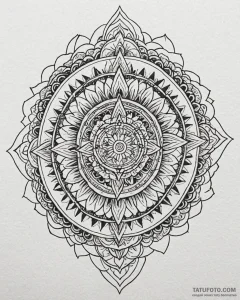 Tattoo design a "loading screen" pattern that... - эскиз тату (№1752966929_0, 19.07.2025 23:15) — Tatufoto.com