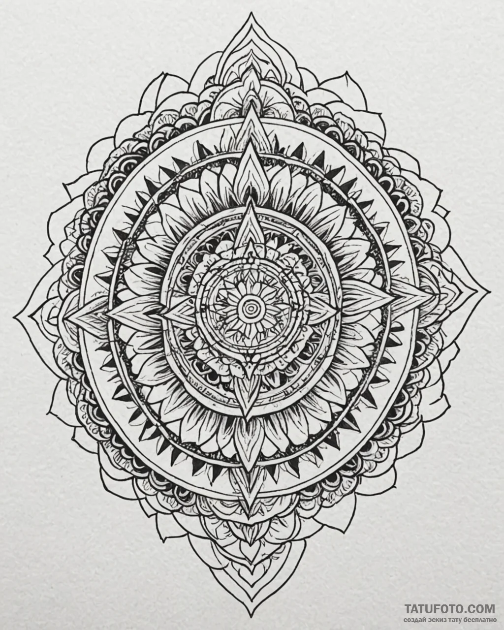 Tattoo design a "loading screen" pattern that... - эскиз тату (№1752966929_0, 19.07.2025 23:15) — Tatufoto.com