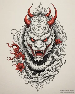Tattoo sketch a warrior's helmet with a singl... - эскиз тату (№1752967601_0, 19.07.2025 23:26) — Tatufoto.com