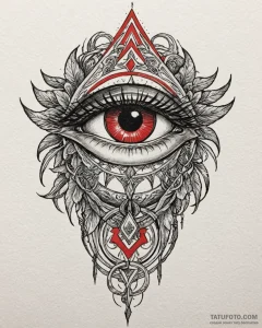 153. tattoo sketch: "gadat" rune combined wit... - эскиз тату (№1752968108_0, 19.07.2025 23:35) — Tatufoto.com