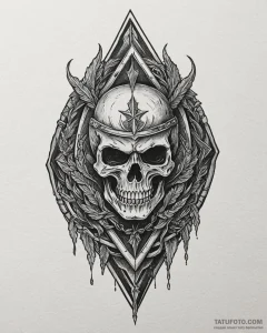 Tattoo design a rough, military-grade fabric... - эскиз тату (№1752970217_0, 20.07.2025 00:10) — Tatufoto.com