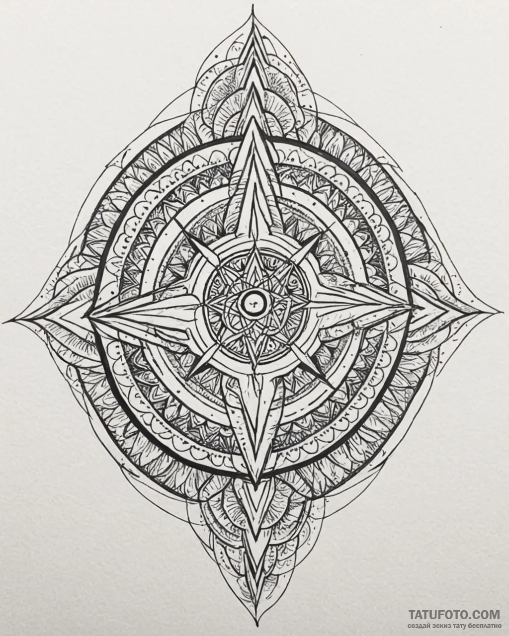 Tattoo sketch two halves of a boat, that comp... - эскиз тату (№1752970470_0, 20.07.2025 00:14) — Tatufoto.com
