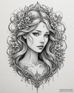A watercolor sketch of the wall, immense and... - эскиз тату (№1752975028_0, 20.07.2025 01:30) — Tatufoto.com