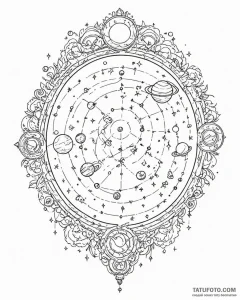 Tattoo sketch a minimalist representation of... - эскиз тату (№1752975453_0, 20.07.2025 01:37) — Tatufoto.com