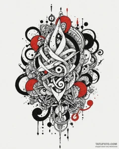Maya (symbols), tattoo sketch design, trash p... - эскиз тату (№1752976765_0, 20.07.2025 01:59) — Tatufoto.com