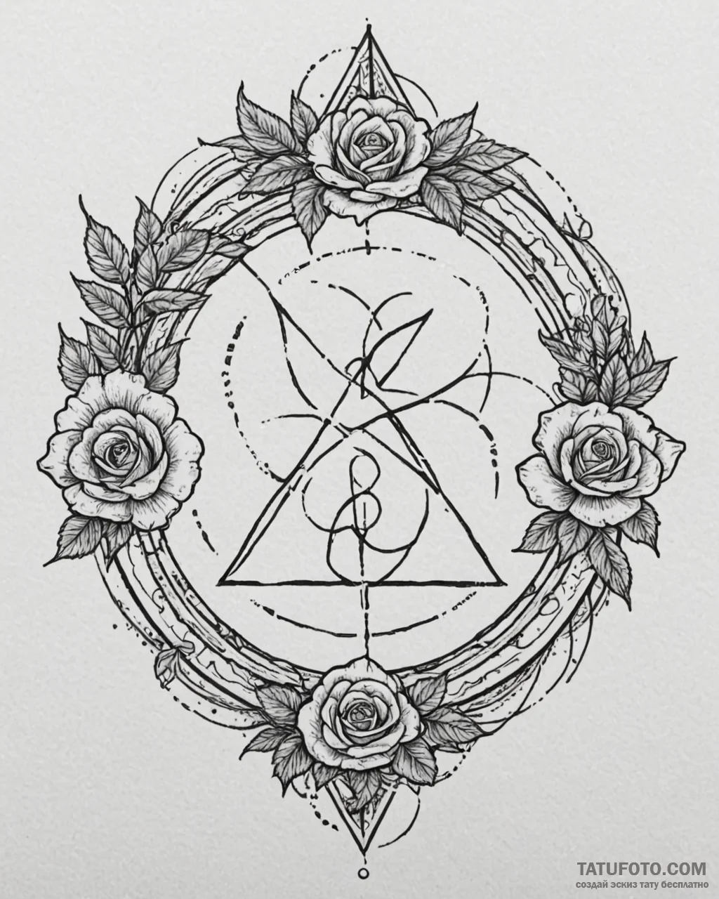 67. tattoo design: a "alatyr" rune integrated... - эскиз тату (№1752976868_0, 20.07.2025 02:01) — Tatufoto.com