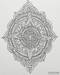 Tattoo design a symbol representing a persona... - эскиз тату (№1752977137_0, 20.07.2025 02:05) — Tatufoto.com