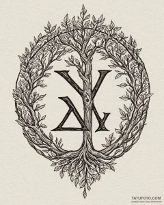 69. tattoo design: a "alatyr" rune appearing... - эскиз тату (№1752977221_0, 20.07.2025 02:07) — Tatufoto.com
