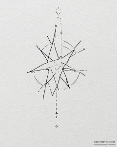 Tattoo sketch a minimalist constellation of a... - эскиз тату (№1752979579_0, 20.07.2025 02:46) — Tatufoto.com