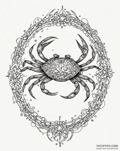 Tattoo design a cancer constellation, its sta... - эскиз тату (№1752981012_0, 20.07.2025 03:10) — Tatufoto.com