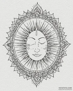 Tattoo sketch: a stylized representation of a... - эскиз тату (№1752982110_0, 20.07.2025 03:28) — Tatufoto.com