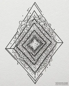 Tattoo design a solid black square or rectang... - эскиз тату (№1752983122_0, 20.07.2025 03:45) — Tatufoto.com