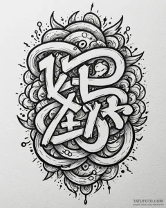 Japanese hieroglyph, tattoo flash sheet desig... - эскиз тату (№1752987091_0, 20.07.2025 04:51) — Tatufoto.com